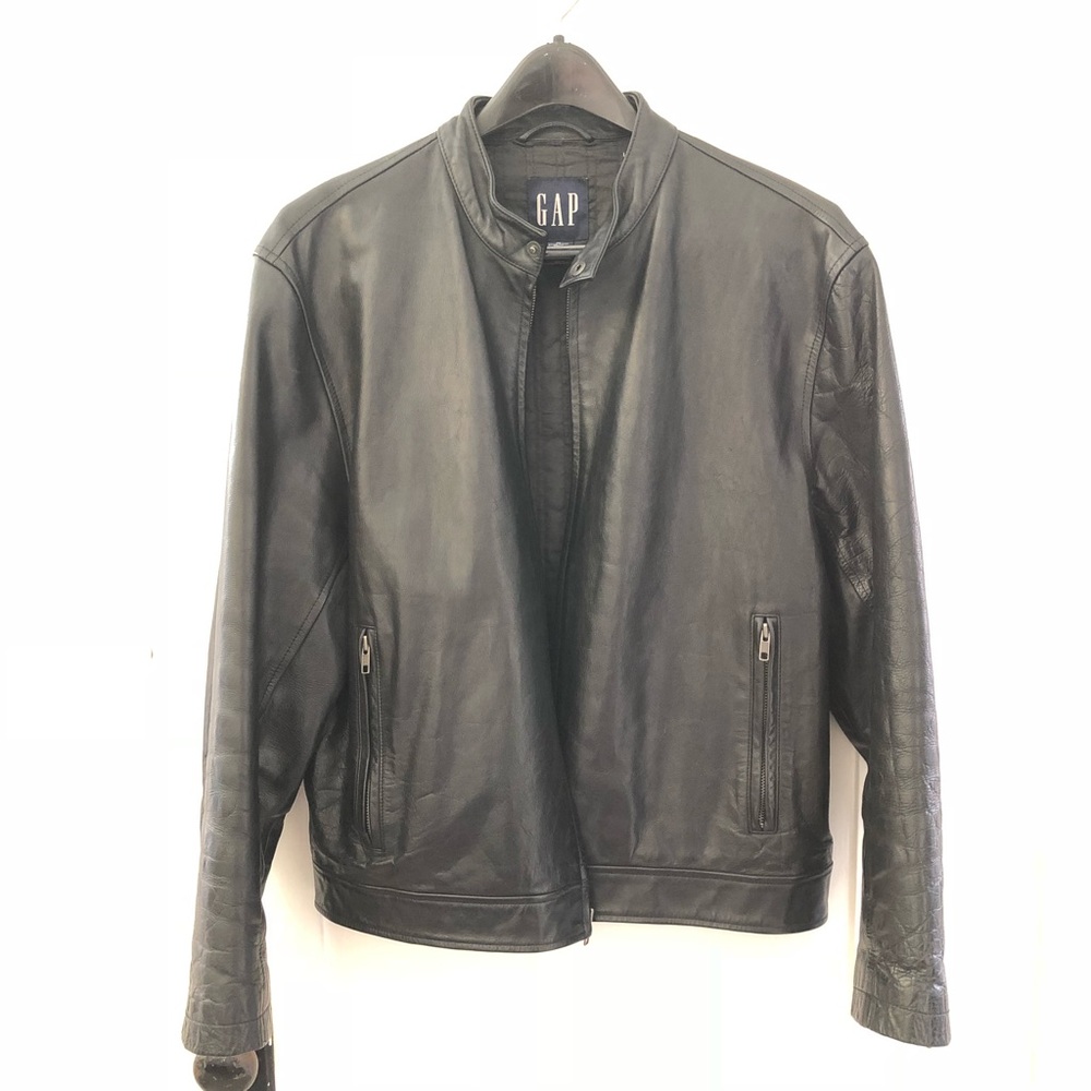 GAP men’s leather jacket